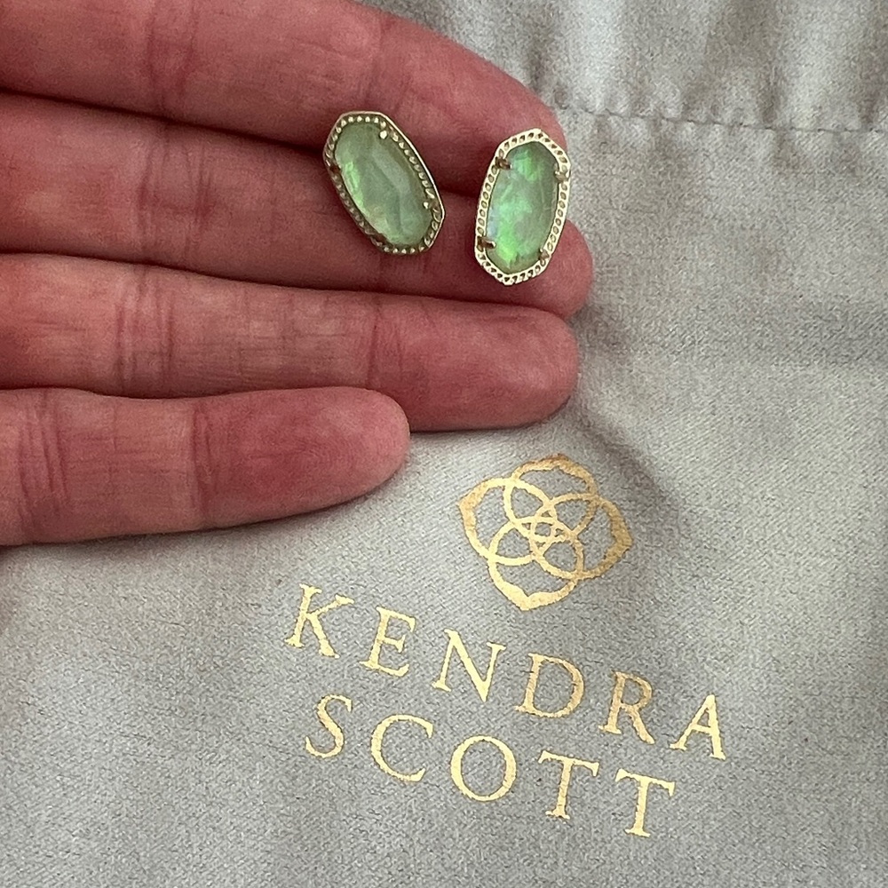 Kendra Scott Mint Green Earrings
